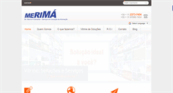 Desktop Screenshot of merima.com.br