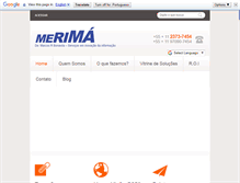 Tablet Screenshot of merima.com.br
